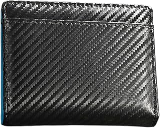 Mens Wallet Slim, PU Leather 8-Slot Anti-Theft Scratch-Resistant, 11.5cm | Card Holder, Compact Men Wallet Pocket Cash Card Organizer for Travel Gym Party Business Vacation Commute Hiking Camping Date