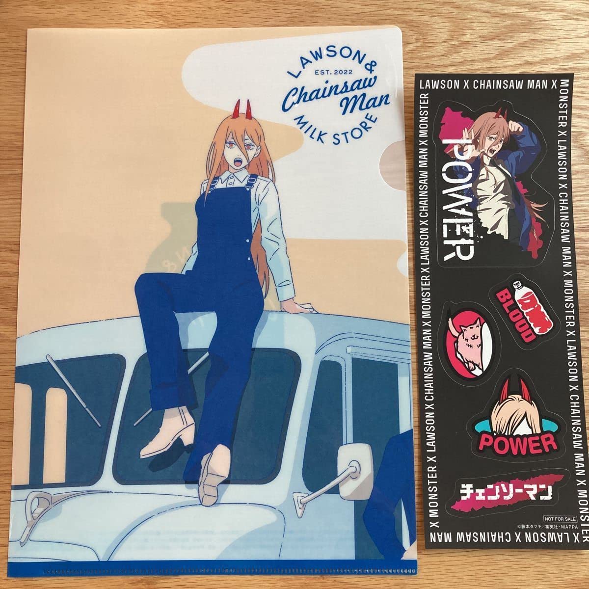 Amazon.co.jp: ローソン チェンソーマン コラボ クリアファイル