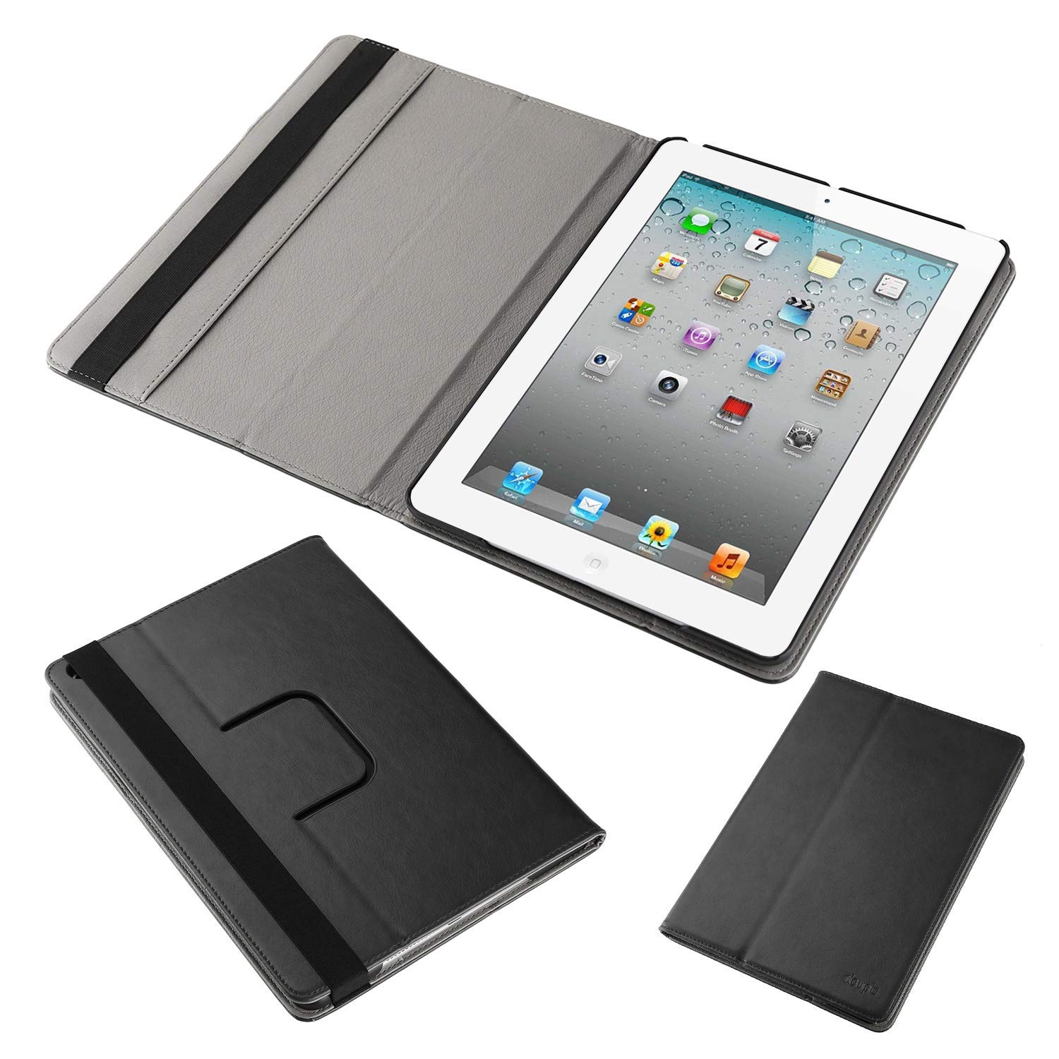 Doupi IPad Hülle 360° Drehbar - Schutzhülle Für IPad Pro 10.5 & Air 3 In Weiß