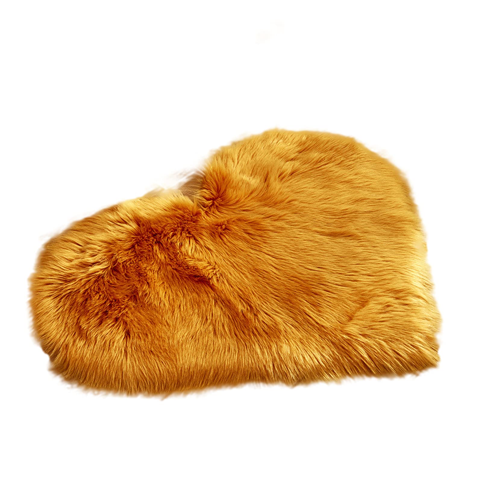 Tapis de salon en peluche style nordique INS camel 40x50 cm pour chevet de chambre