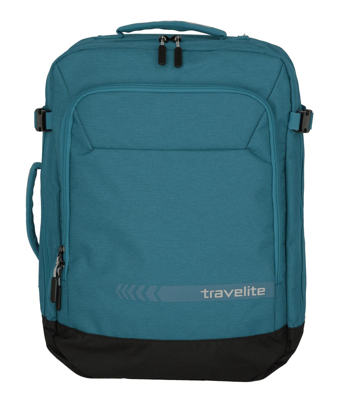 travelite zaino/​borsa per il bagaglio a mano con possibilità di trasporto flessibile, KICK OFF, zaino per vacanze e sport, 50 cm, 35 litri