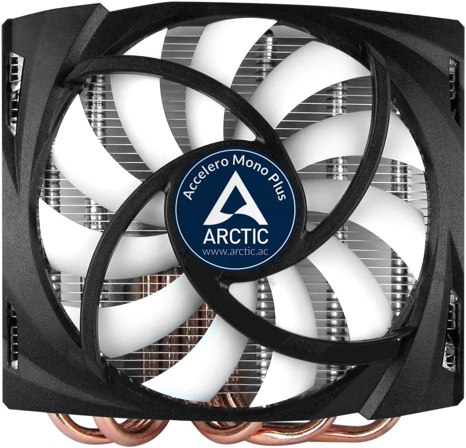 ARCTIC Accelero Mono Plus - AMD/NVIDIA Graphics Card Cooler, Compact 120 mm Fan, 5 heatpipes, pre-applied MX-4 Thermal Paste, 200 Watts Max. Cooling Capacity