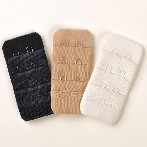 Miniatura 2 de Extensor de brasier se fija fácilmente a los brasieres para aumentar el tamaño de la banda durante el aumento de peso y la maternidad, paquete de 3