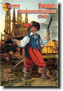 マースフィギュア 1/72 フランス王国軍 竜騎兵 17世紀 12ポーズ・48体入 プラモデル ORM72078