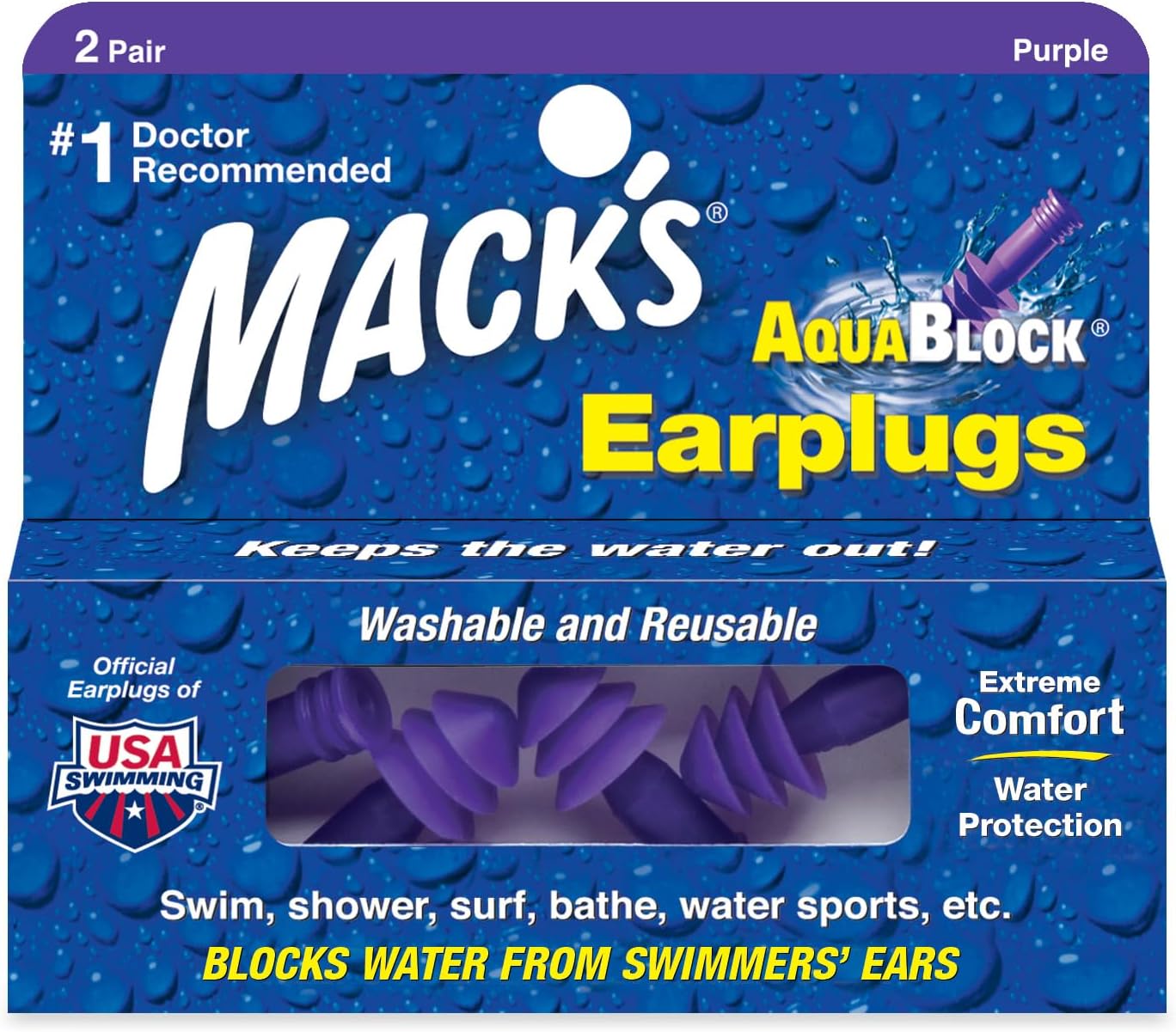 Macks Aqua Block Ear Plugs