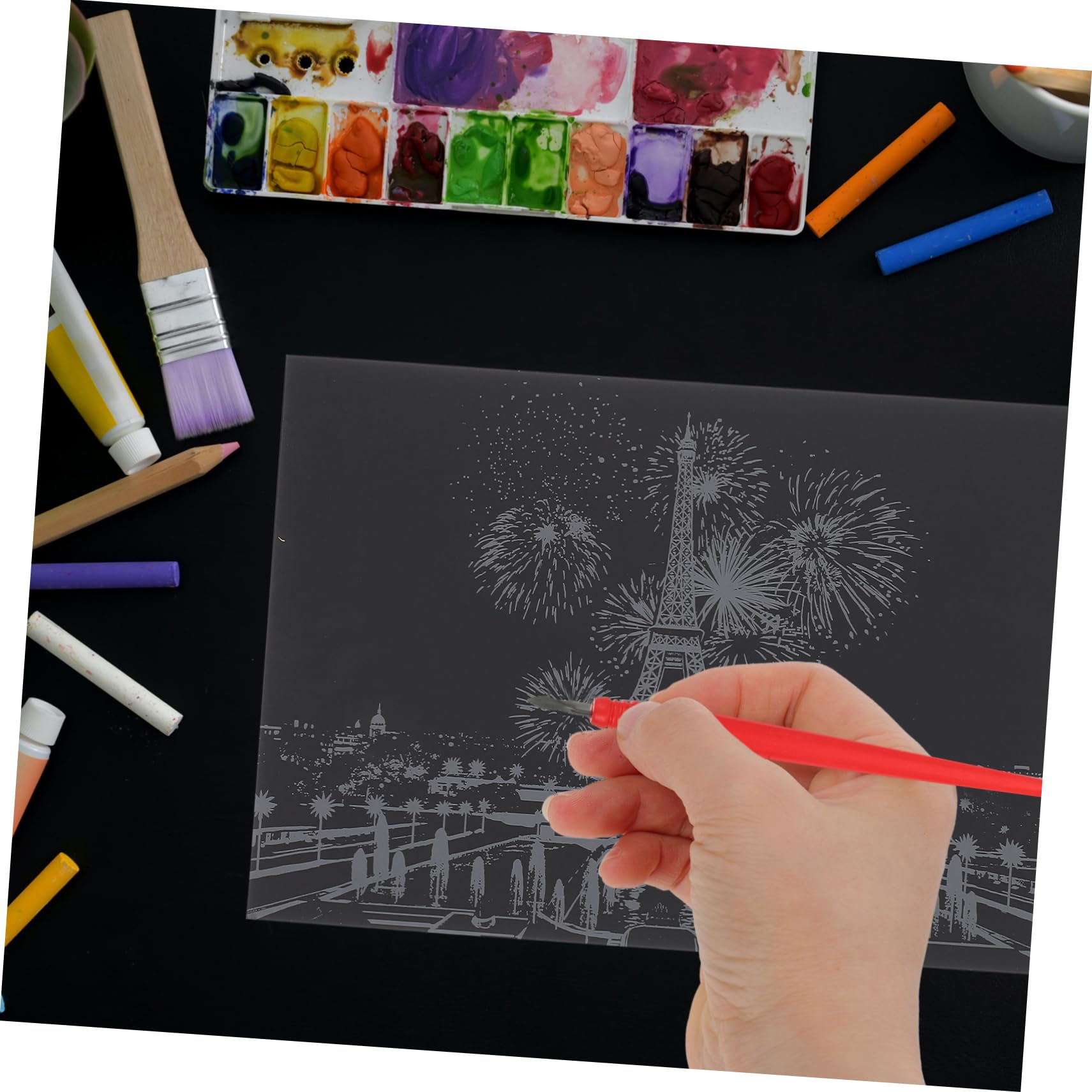 Lot De 30 Stylos à Gratter En Bambou Écologique Pour Enfants – Crayons Créatifs DIY, Dessin, Artisanat – Matériau Durable Et Sûr