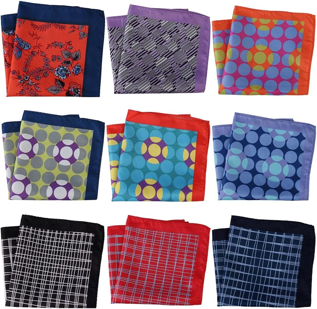 Suit Decoration Chest Pocket Towel Handkerchief Printed Small Square Men's Accessories