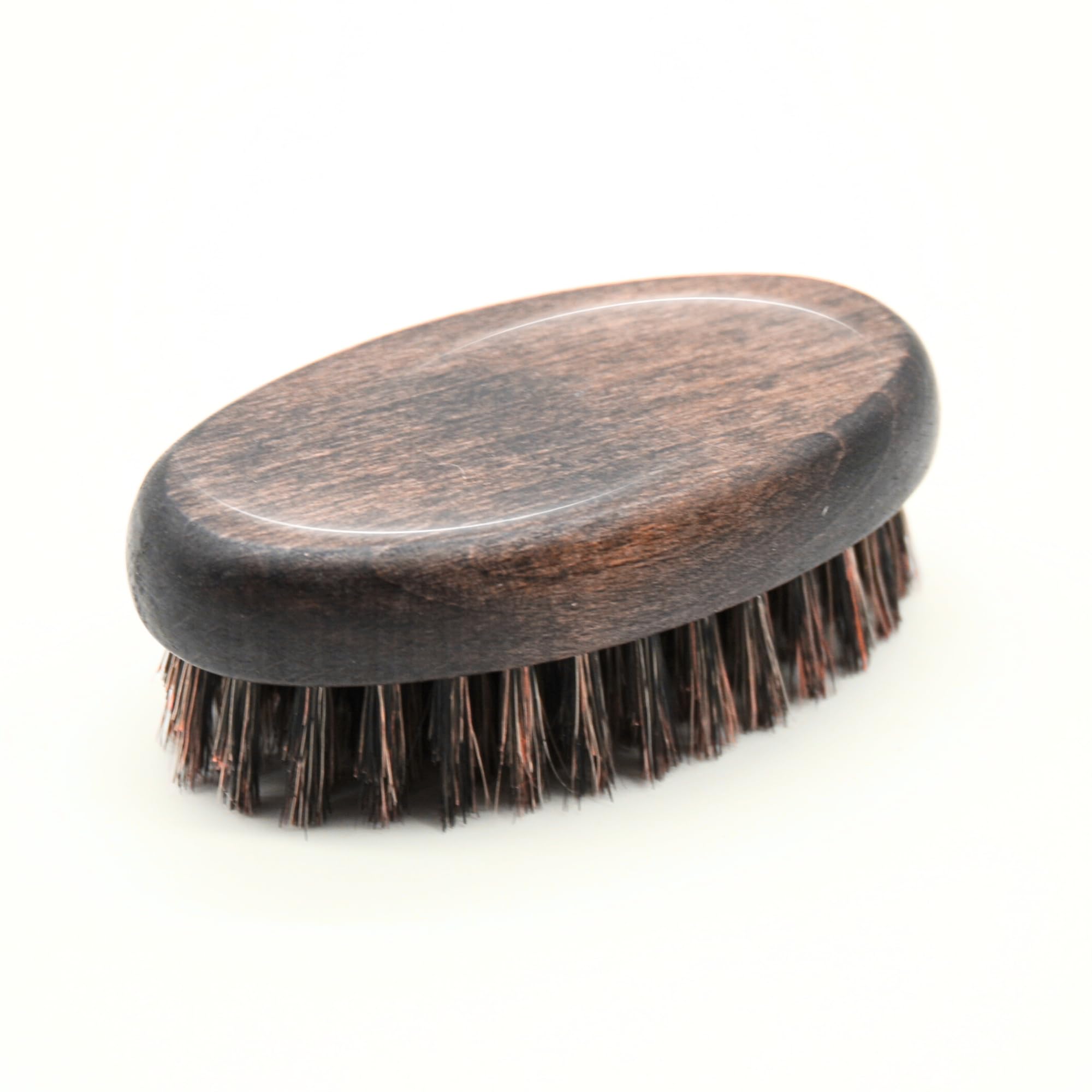 DOJA Barcelona Spazzola per barba da uomo, setole di cinghiale, legno di faggio, materiale durevole, uso versatile, facile da pulire e baffi curati, design pulito per finitura impercabile