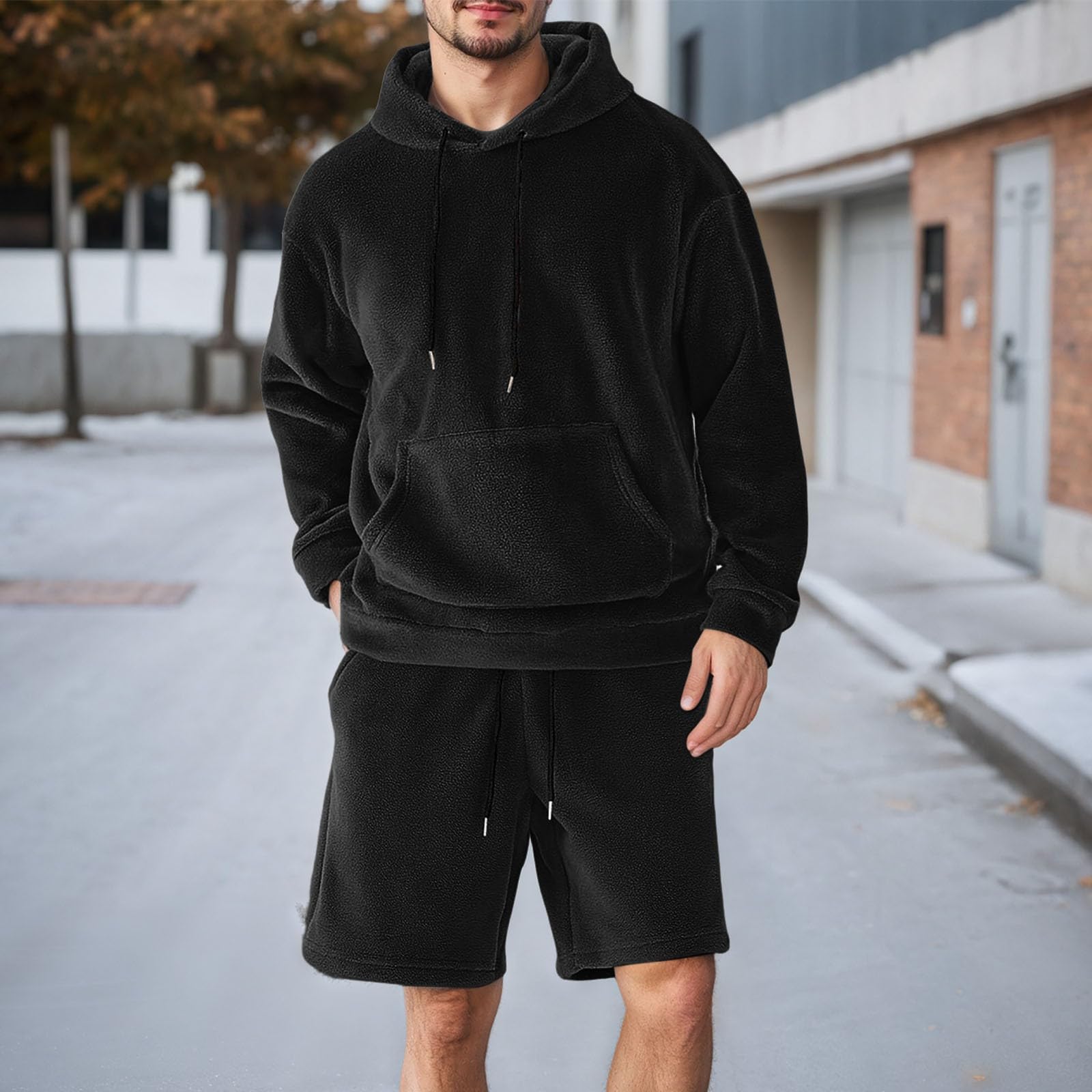 Pigiama Uomo Cotone Elastico Completo Notte Comfort | Completo Notte Uomo Cotone Elasticizzato, Vestibilità Comoda e Morbida per Casa e Uso Quotidiano