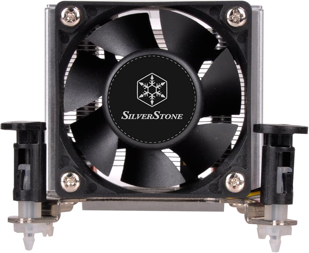 SilverStone Technology AR09-115XP 2U Rackmount Server/Small Form Factor Intel CPU Cooler with Push Pin Design thumbnail 3