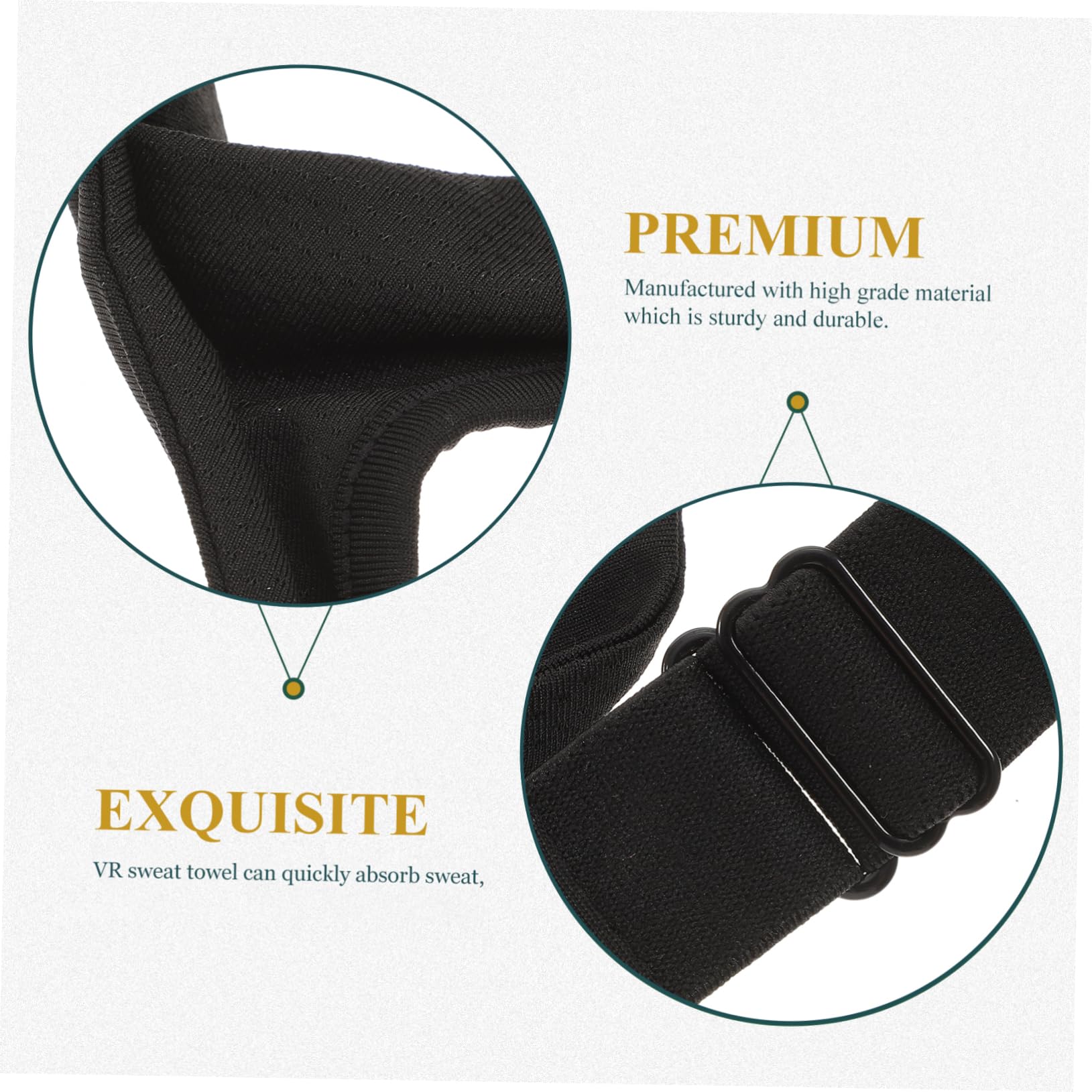 OSALADI 5pezzi Maschera Vr Regolabile Traspirante Con Design Antisudore Per Giocatori Copertura Ergonomica Per Headset Virtuali Protezione Comfort e Pulizia Durante Gioco