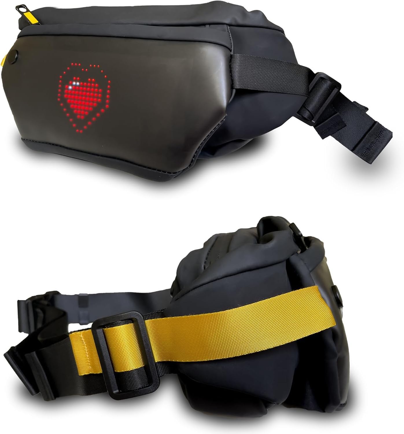 LEDウエストパック カスタマイズ可能なスクリーン 実用的なポリエステル 盗難防止デザイン 調節可能なショルダーストラップ レディー
