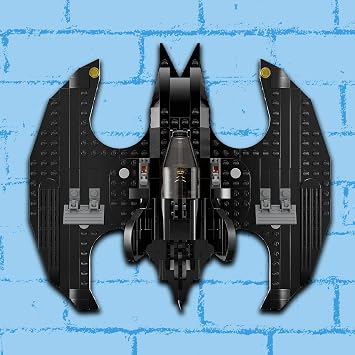 LEGO DC Batman Batwing: Batman vs. Joker Toy Making Set Featuring Iconic Superhero Drone for Kids Ages 76265-8 and Over (357 Pieces)