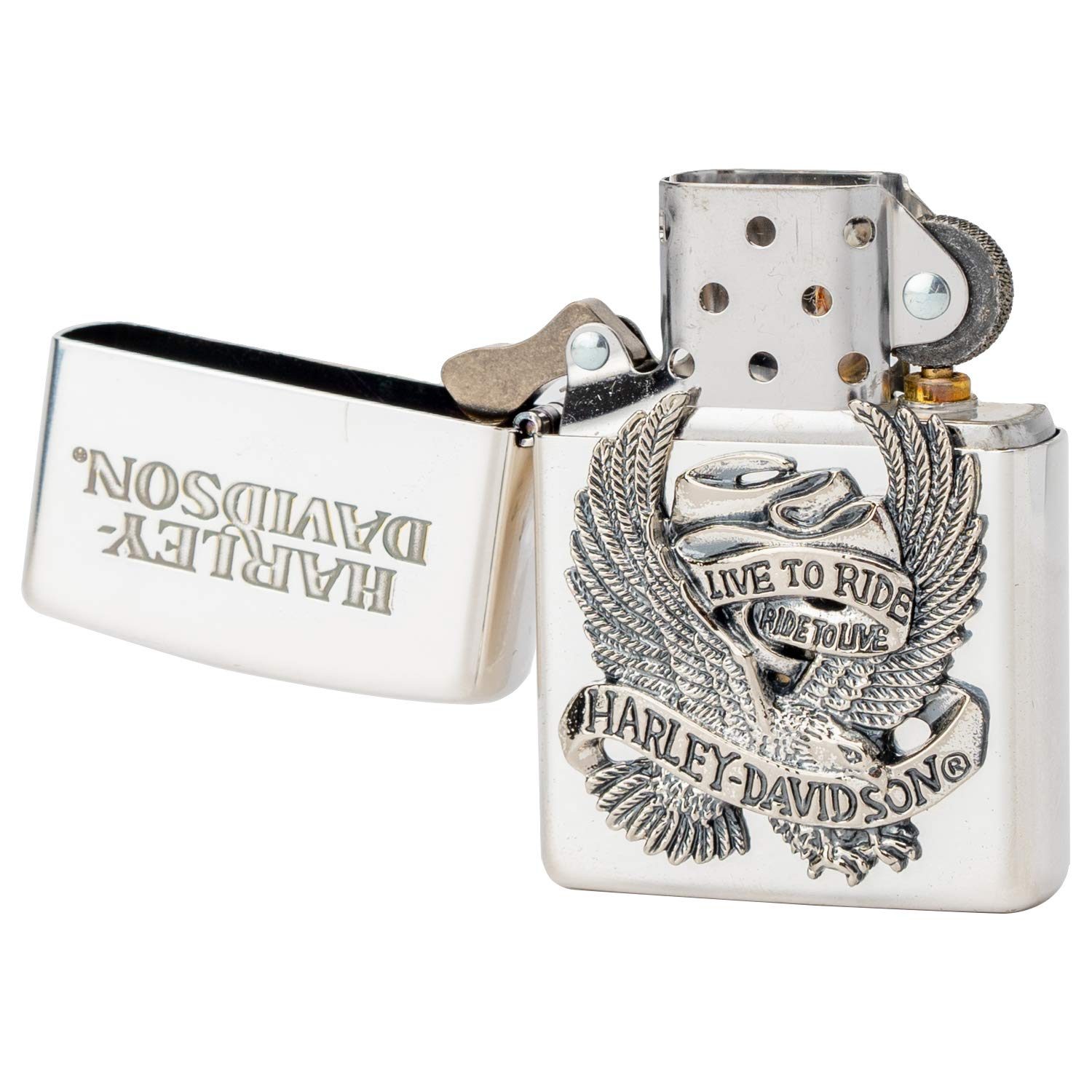 未使用ハーレーダビットソン メタル張りZIPPO Amazon.co.jp: ZIPPO(ジッポー) ライター シルバー ハーレー