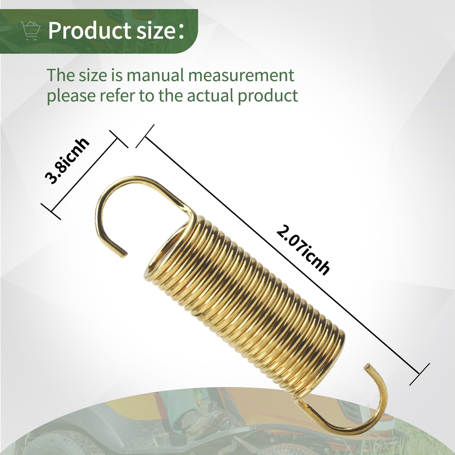 KitchenKipper 108-4056 Extension Spring Compatible with Toro Titan ZTR & Commercial Lawn Mower ZX4800 ZX4820