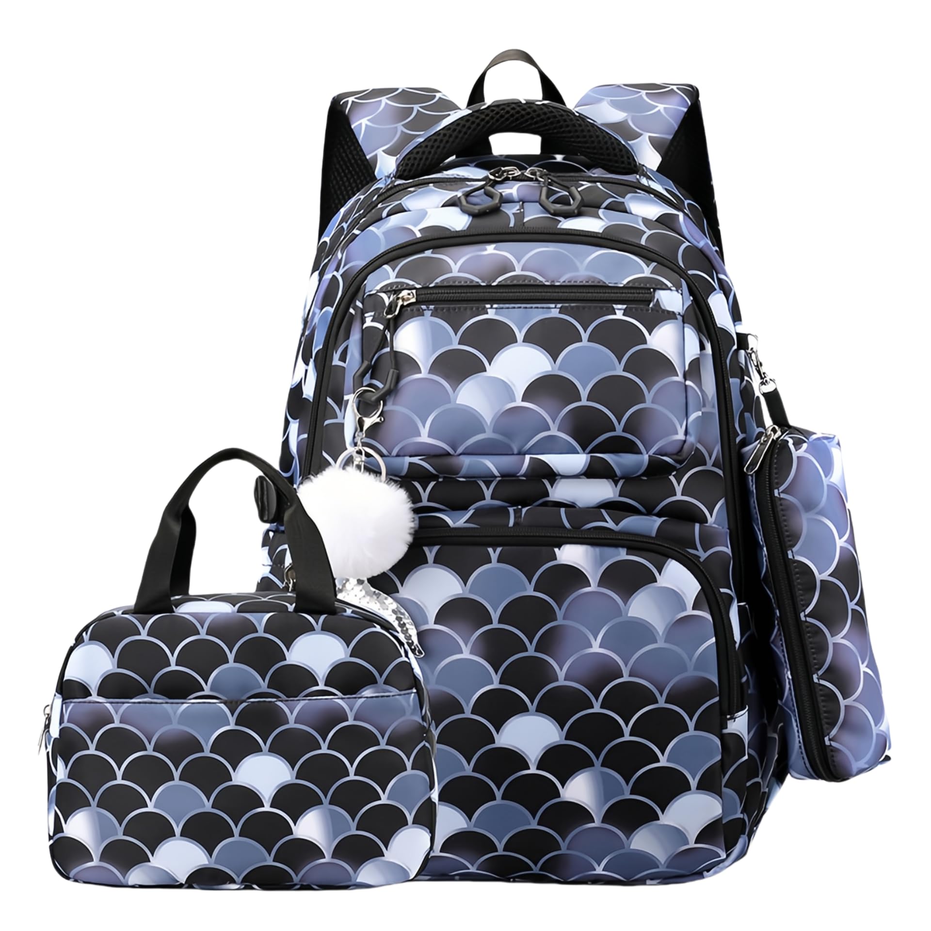 VIDOSCLA Kids Girls Elementary Backpack Students Book Bag Colorful School Bag for Girls