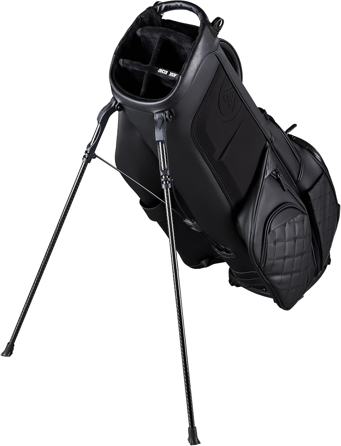 ASK ECHO Golf 2025 Prestige-5 Way Lightweight Leather Stand Bag