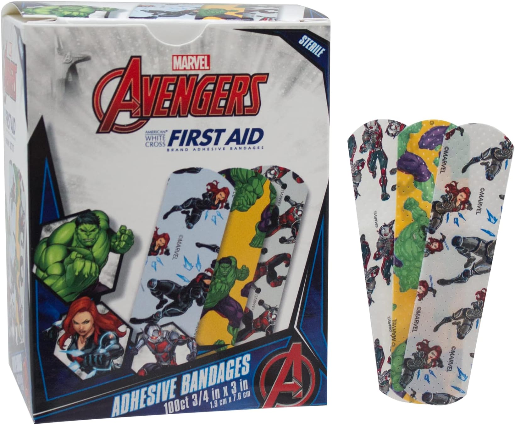 Minions Kids Bandages 100 Count - Fun Adhesive Bandages For Cuts & Scrapes