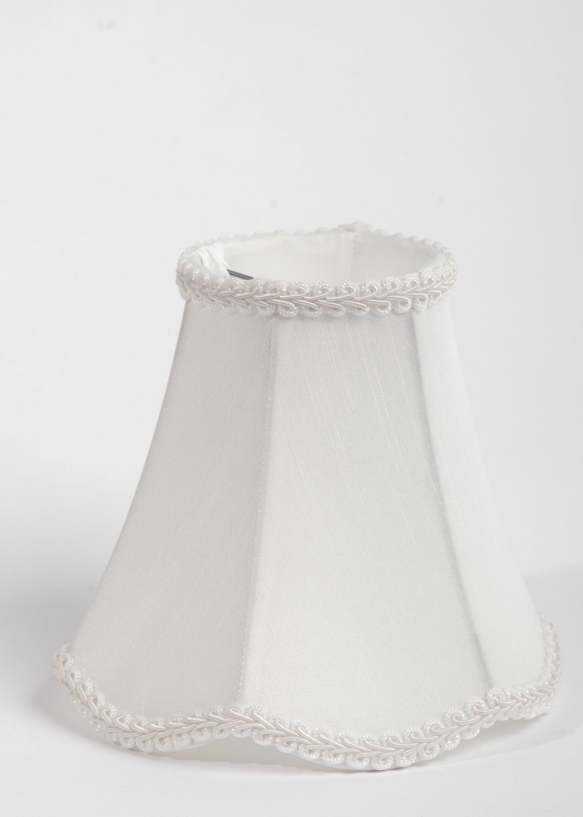 Urbanest 1100255c Scallop Chandelier Mini Shade 6-inch, Clip On, Off White (Set of 6)