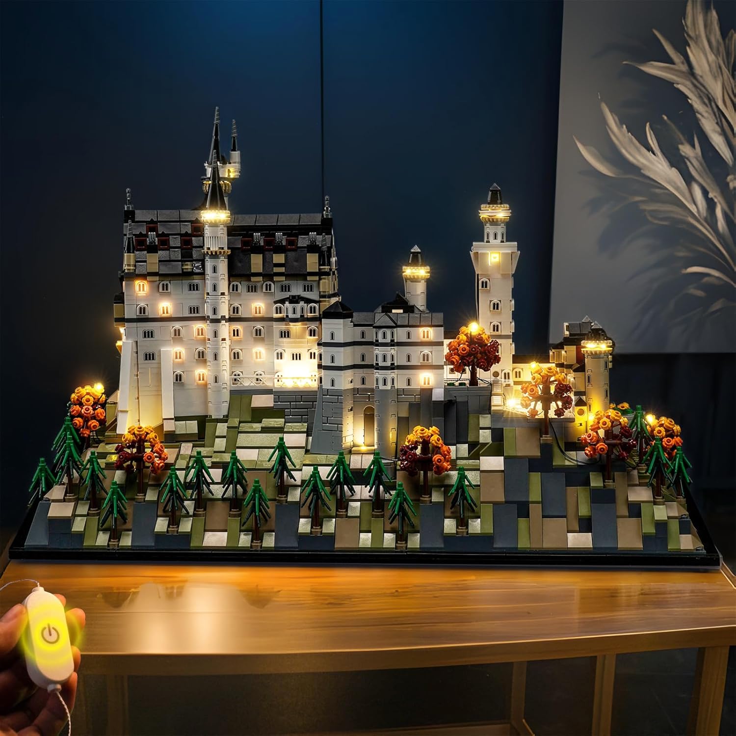 Light kit Compatible with Lego 21063 Neuschwanstein Castle Architecture - No Model Only Light, LED Lighting Accessories Compatible with Lego New Swansea Castle 21063 (Customized Version)