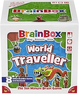 Comprar Brainbox World Traveller (Refresh 2022) Card Game Ages 6+ 1+ Players 10 Minutes Playing Time, GREG124437