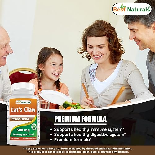 Miniatura 4 de Best Naturals Cat's Claw 500 mg y extracto de Ashwagandha 500 mg