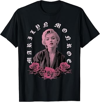 Marilyn Monroe Pink Old English T-Shirt