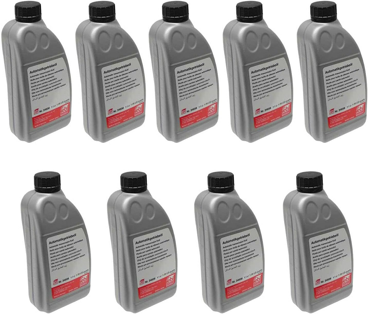 Replacement Set of 9 ATF Automatic Transmission Fluids