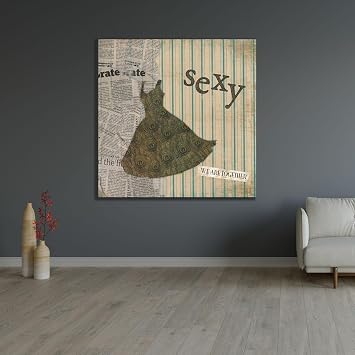 ArtDirect Sexy Art Print Poster by Grey, Jace - Ready for Framing with Customization Sizes 8x8, 11x11, 16x16, 24x24, 36x36, and 48x48 Inches (23_JG-SQ-023D)