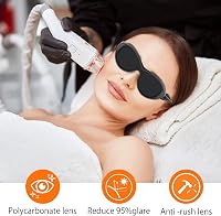 DAWRIS IPL Lézerszemüveg UV Védelemmel Hajeltávolítás Szoláriumhoz Uniszex 4