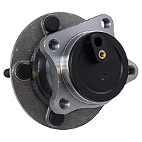 Vista 354 de TRQ Juego de 2 rodamientos de rueda trasera y conjunto de cubo con sensor ABS compatible con Ford Transit Connect 2014-2018