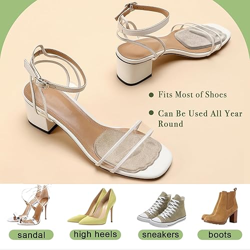 Miniatura 8 de Almohadillas metatarsianas para mujer, almohadillas de gel para el antepié, almohadillas de cojín de pie reutilizables para aliviar el dolor durante