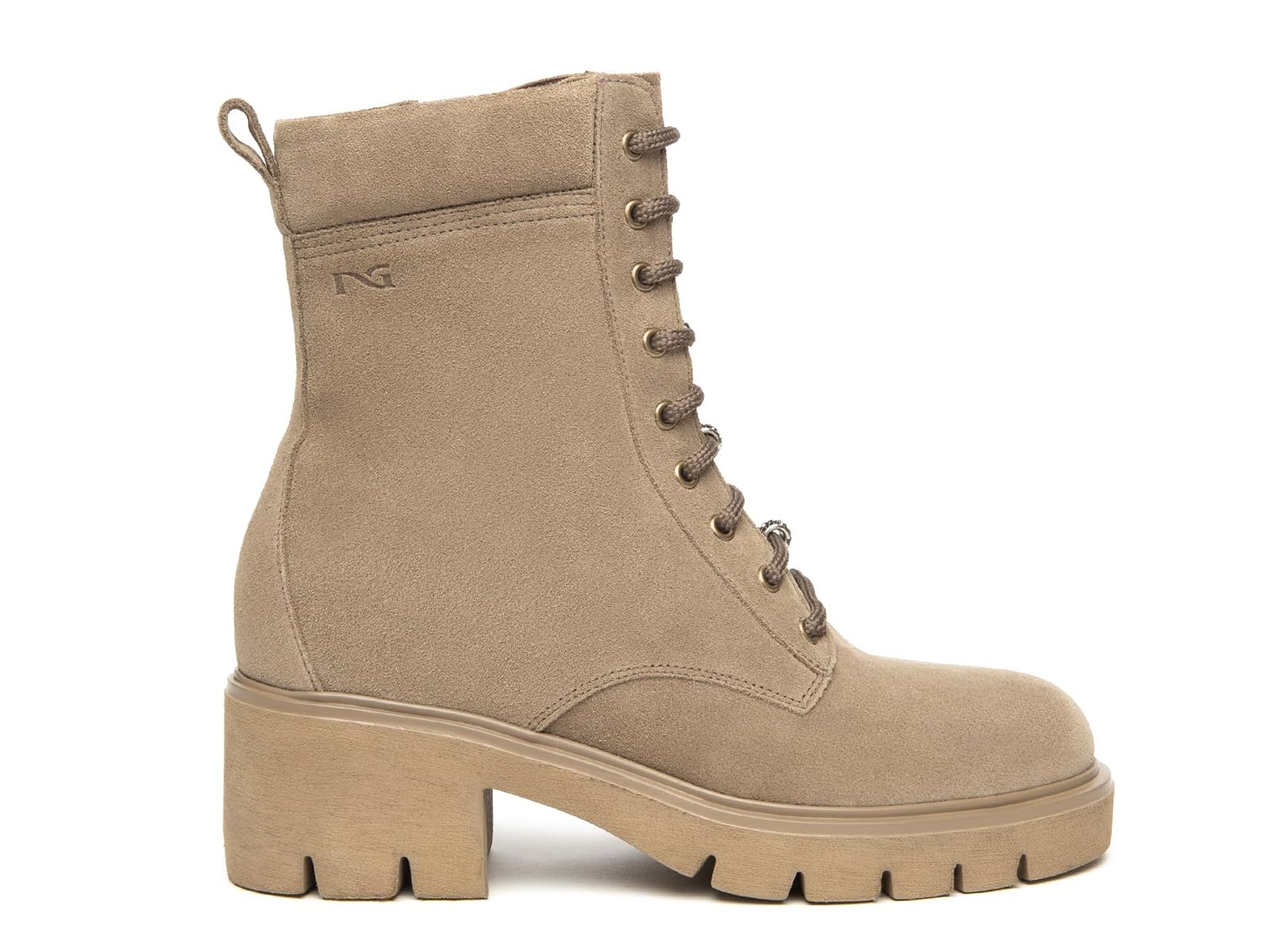 Nero Giardini I514812D Anfibi Donna in Suede - Argilla 40 EU