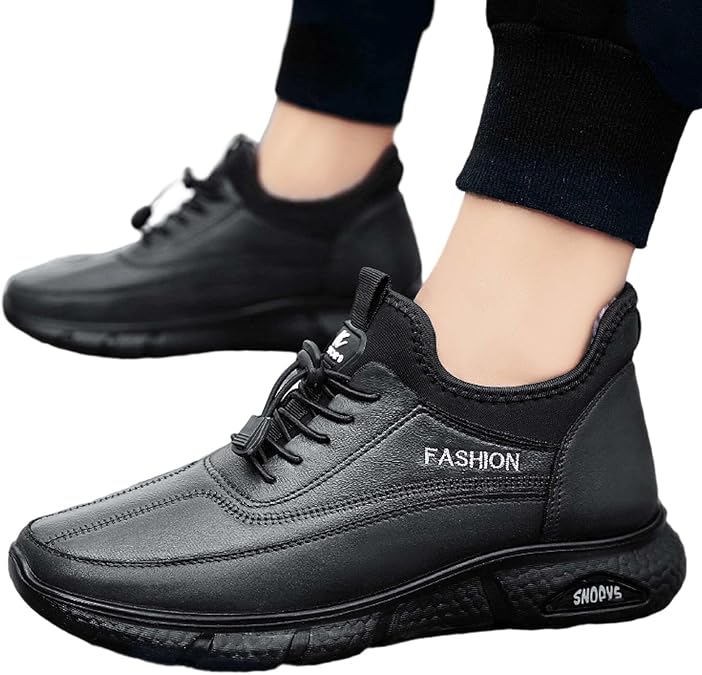 Men's Winter Snow Boots Fleece Lined Insulated Cold Weather Outdoor Hiking Shoes For Men Comfortable Slip