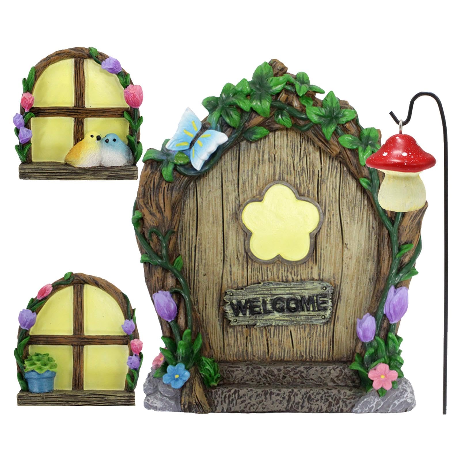 Statues de porte d'arbre créatives à offrir pour décoration de jardin