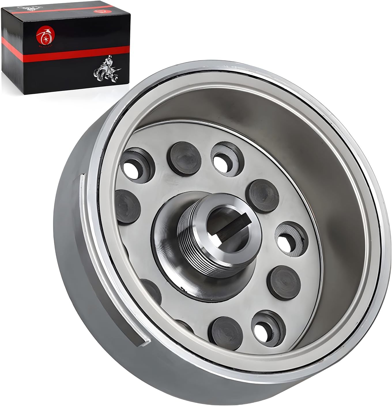 Flywheel Rotor For Yamaha Warrior 350 1990-2001 Big Bear 350 1990-1997 Kodiak 400 1993-1998 MOTO-4 350 YFM350ER 1990-1995 3HN-85550-01-00
