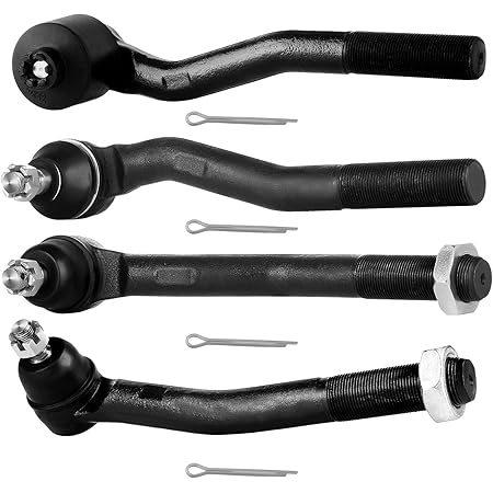 Tie Rod Ends Inner And Outer Complete Kit BOXI 4pc Front Tie Rod Ends Kit For Jeep Grand Cherokee 1999-2004 - ES3473 ES3472 ES3474 ES3475 Front Suspension Kit 1999-2004 - Foto 14