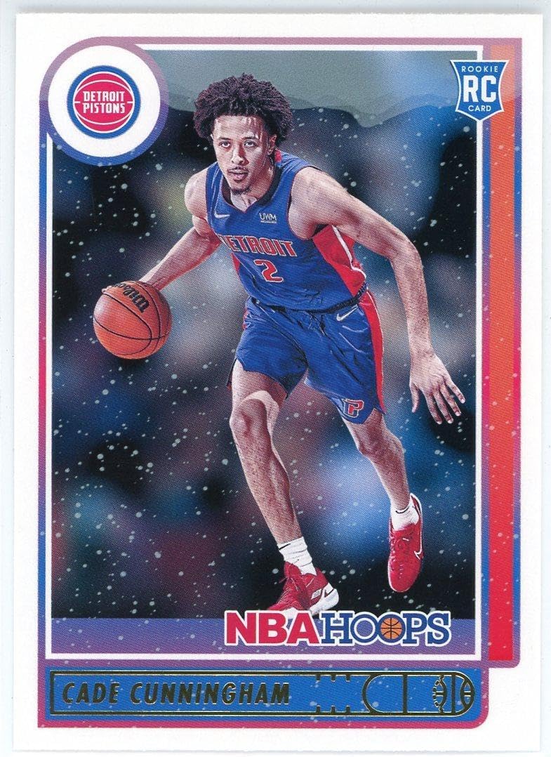 Cade Cunningham 2021-22 Panini Hoops Snow Globe Rookie Card #201 - Basketball Slabbed Rookie Cards