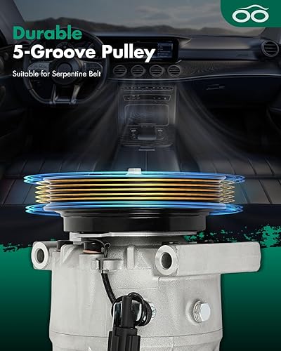 Miniatura 1157 de SCITOO CO 10739C - Compresor de CA compatible con Honda Element 2.4L 2003 2004 2005 2006 2007 2008 2009 2010 2011