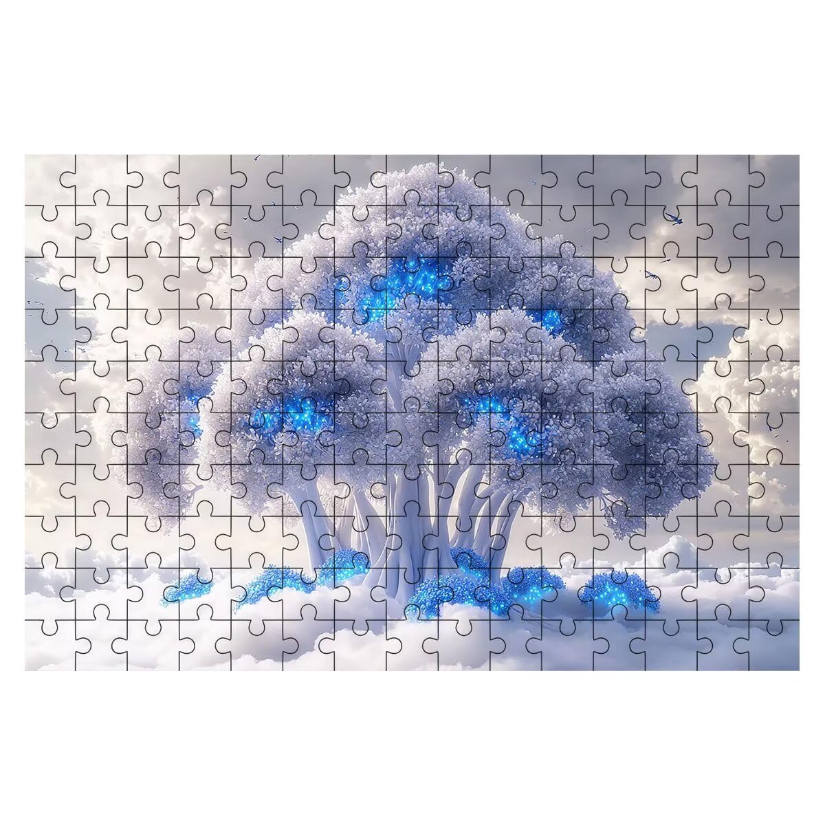 Puzzle 2000 sztuk drzewa, abstrakcyjne puzzle, drewniane puzzle zabawne wyzwania kreatywna rozrywka, klasyczne puzzle zabawa opakowanie wysokiej jakości, pomysł na prezent dla kobiet, dekoracja, 99 x