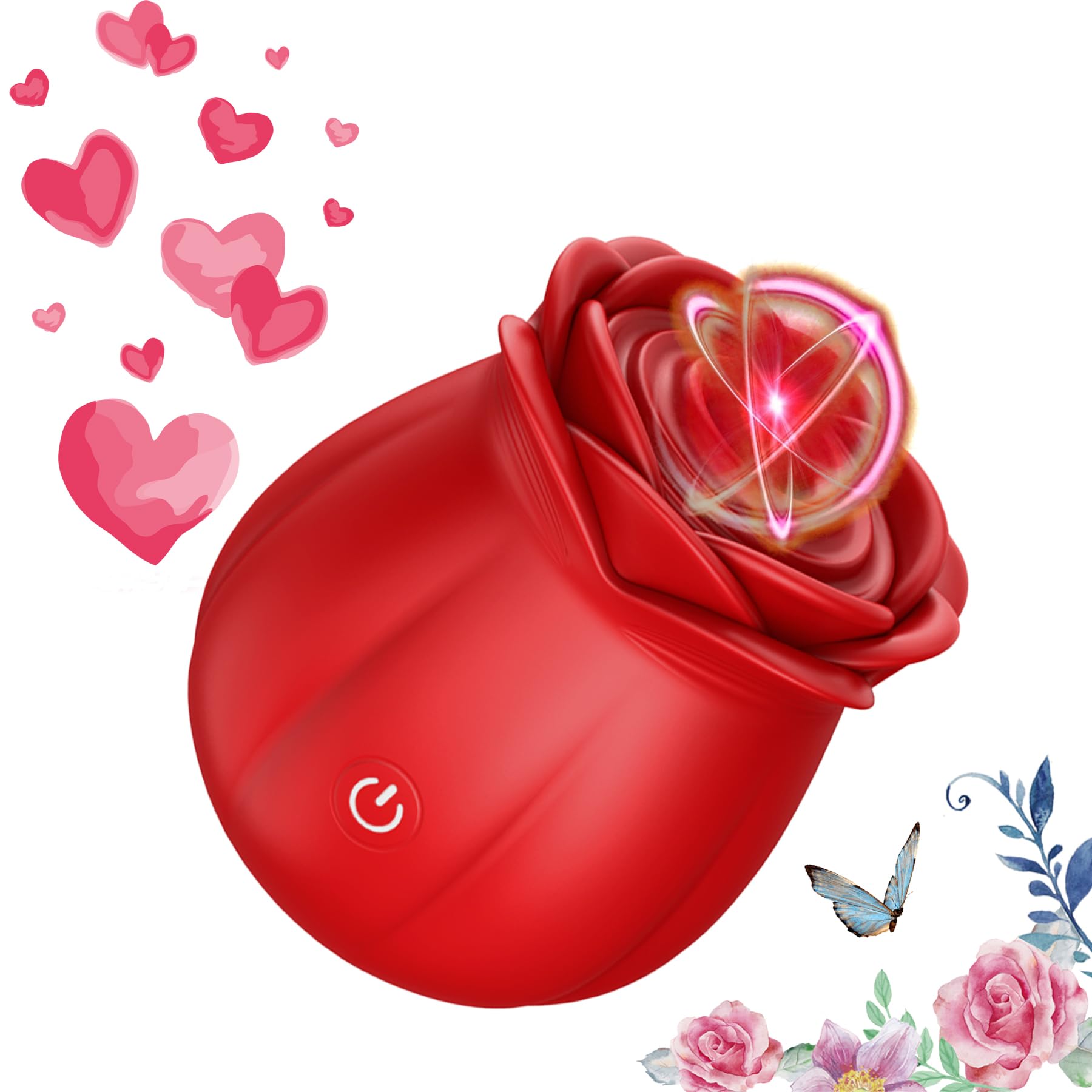 Amazon.com: The Rose Vibratoar 2025, 10 Modes Mini Clitioral
