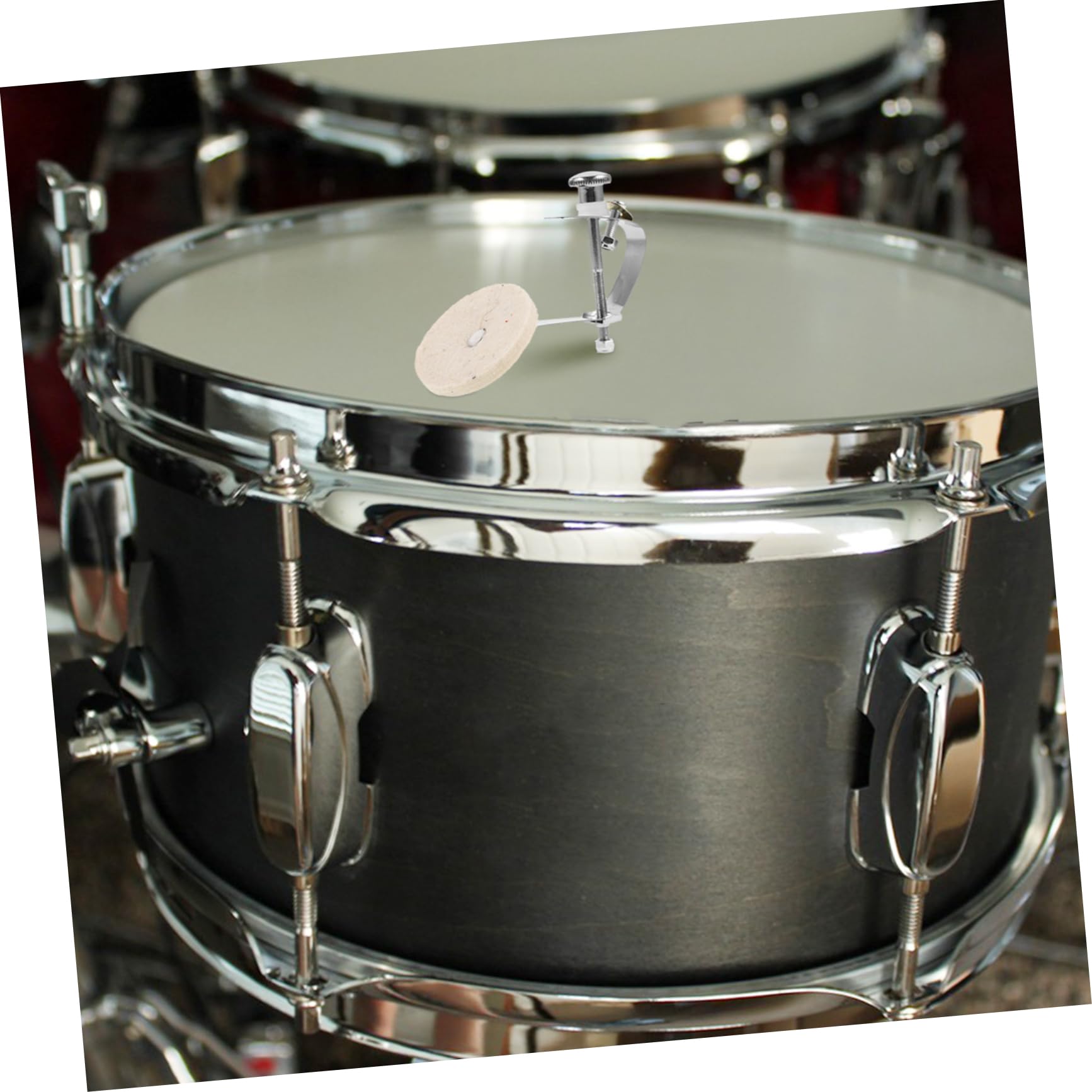 ibasenice 5stücke Snare Drum Dämpfer Praktische Trommelmute Für Angenehmes Spiel Installieren Kompatibel Mit Verschiedenen Trommelsätzen Störende Geräusche