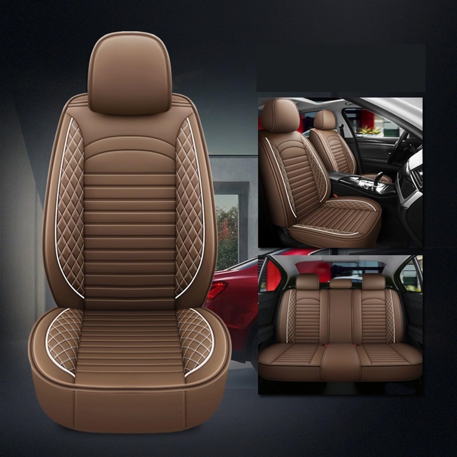 NOHEEU Car Seat Cover Cushion For SUBARU Forester Outback XV Impreza BRZ Levorg Legacy WRX Liberty Tribeca Crosstrek Accessories