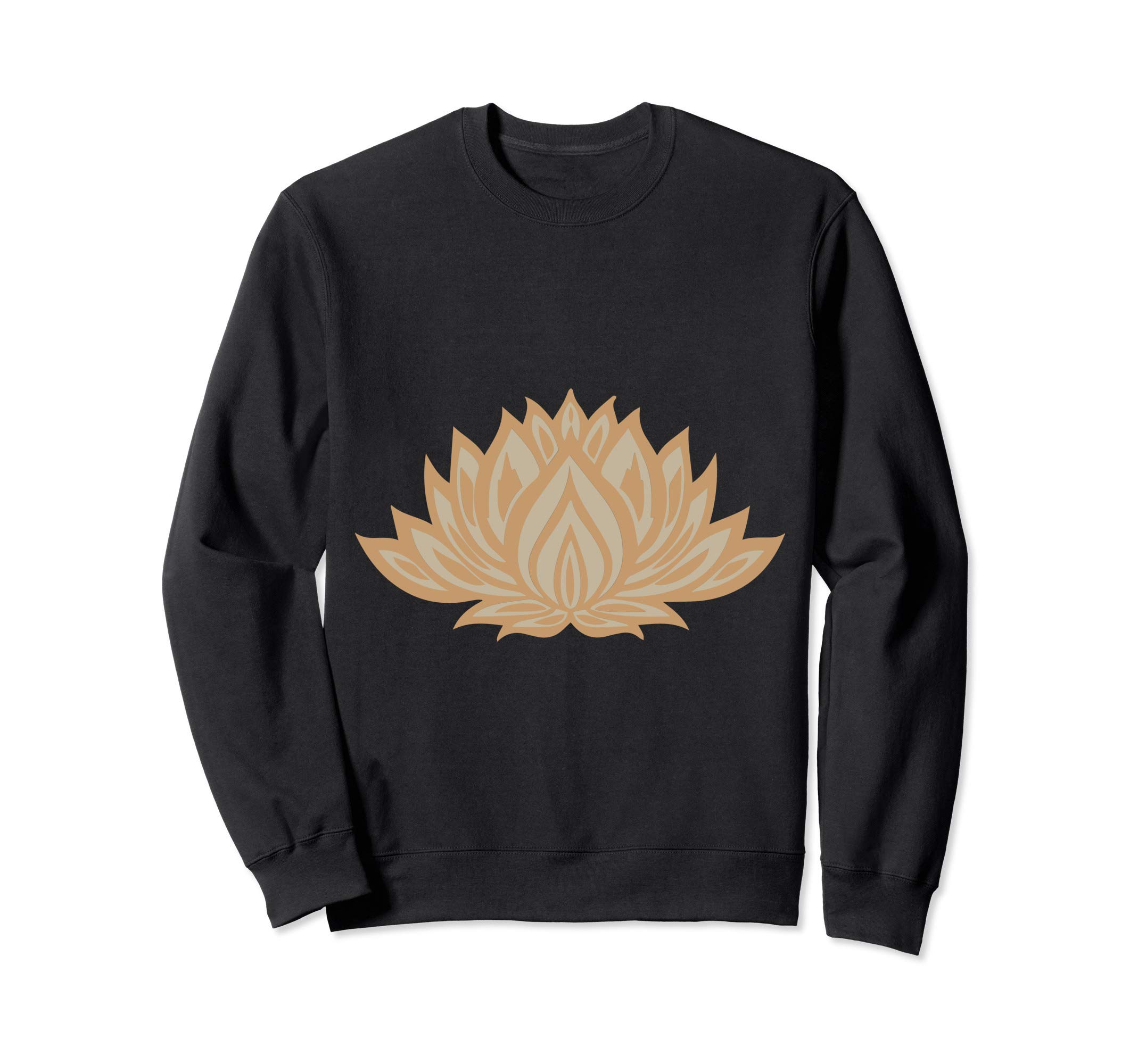 Golden Lotus Flower Bud Tattoo Yoga Shirt Sweatshirt Desertcart