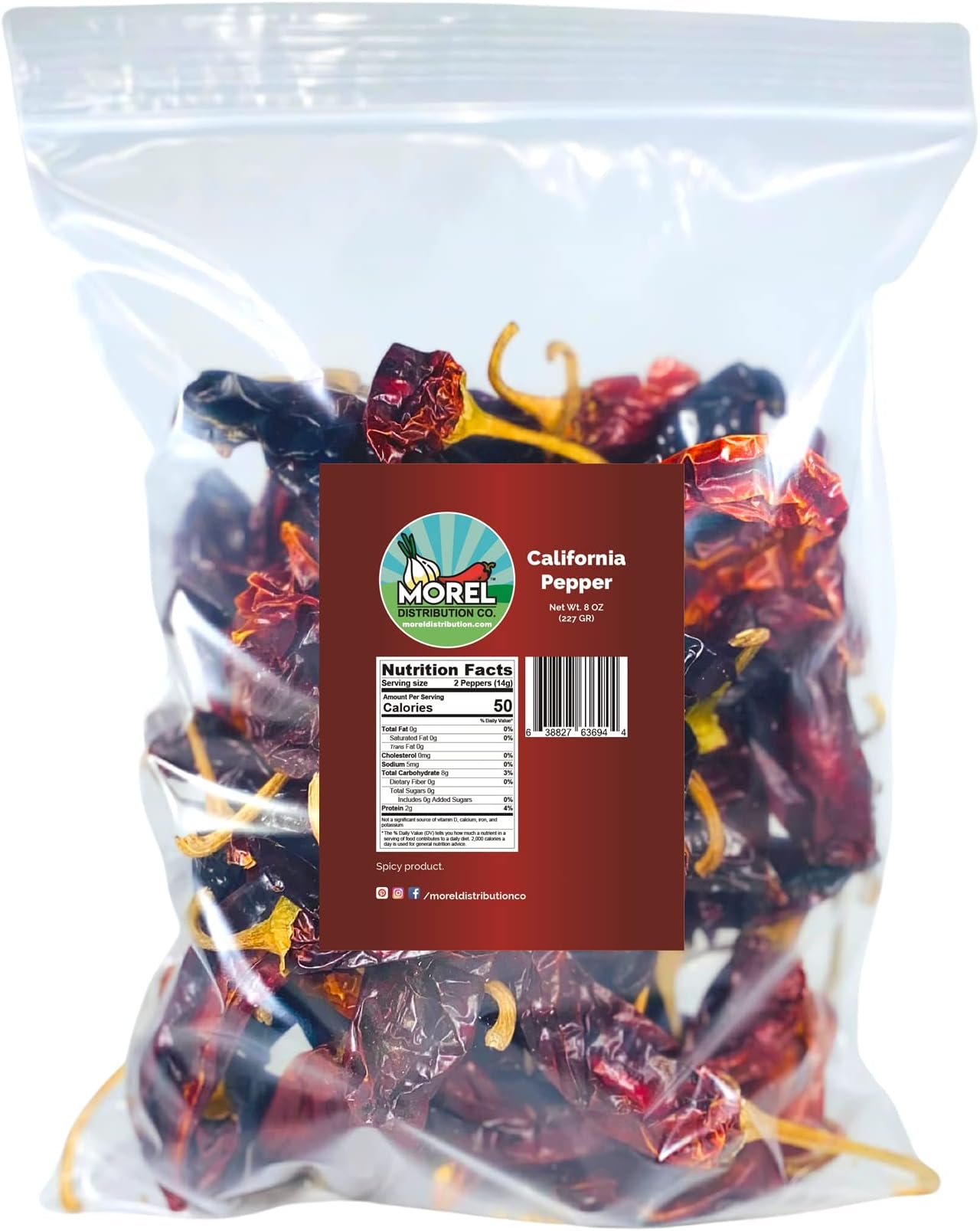 California Chile Pepper (Chile Colorado) / Weights: 4 Oz, 8 Oz, 1 Lb, 2 Lbs, 5 Lbs, and 10 Lbs! (8 oz)