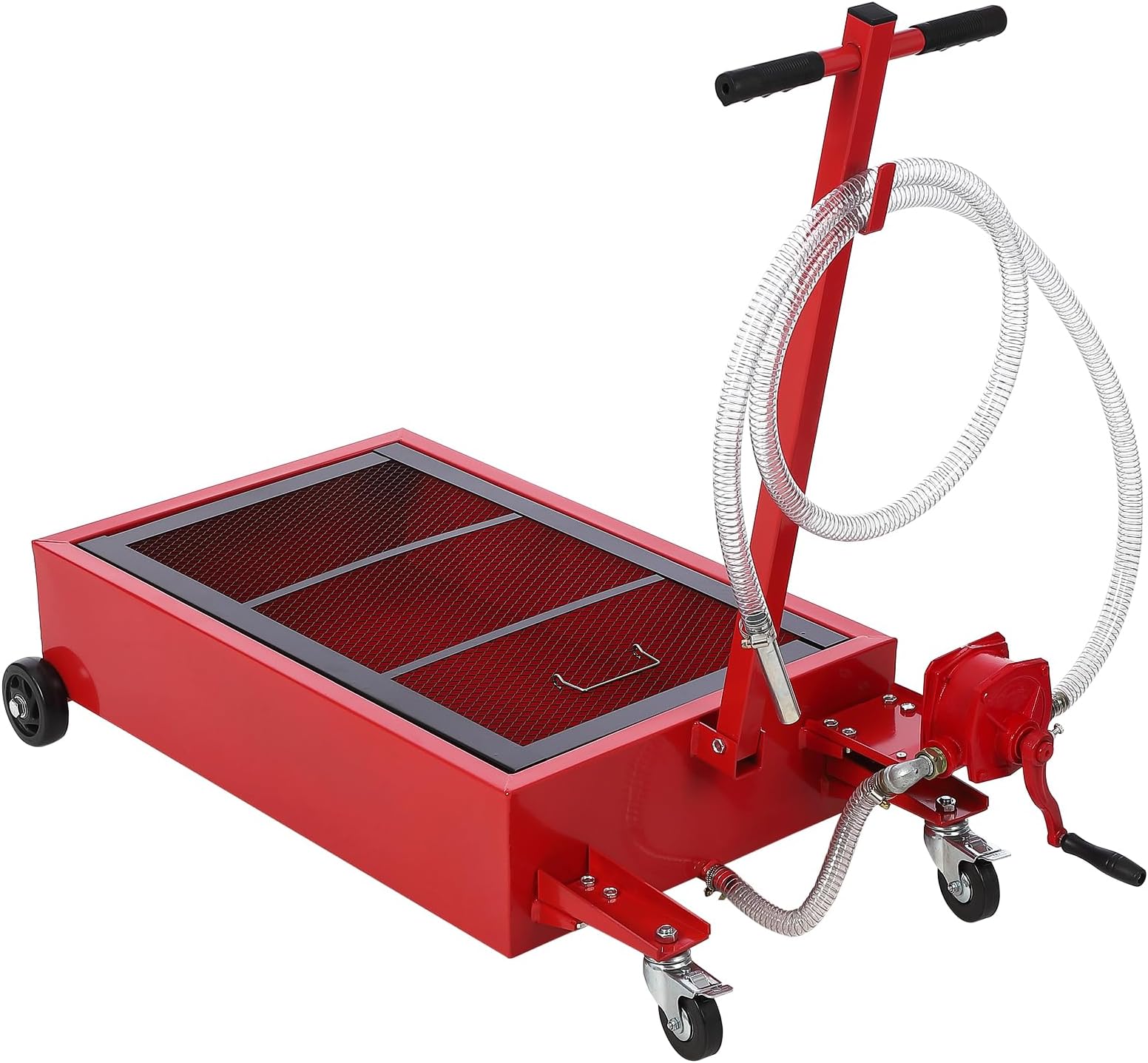 20 Gallon Oil Drain Pan Oil Drain Tank, 76L Low Profile Oil