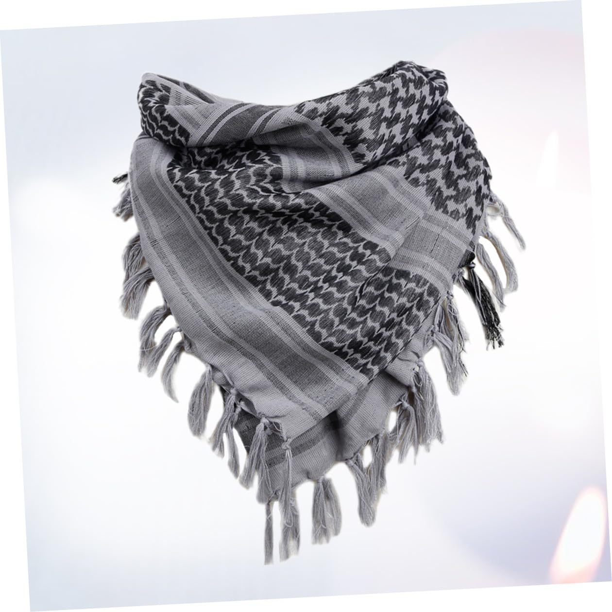 Sciarpa Militare in Cotone Quadrata Stile Arabo per Uomo Unisex, Scaldacollo per Inverno e Attività All'aperto, Protegge dal Sole e Mantiene Caldo Collo