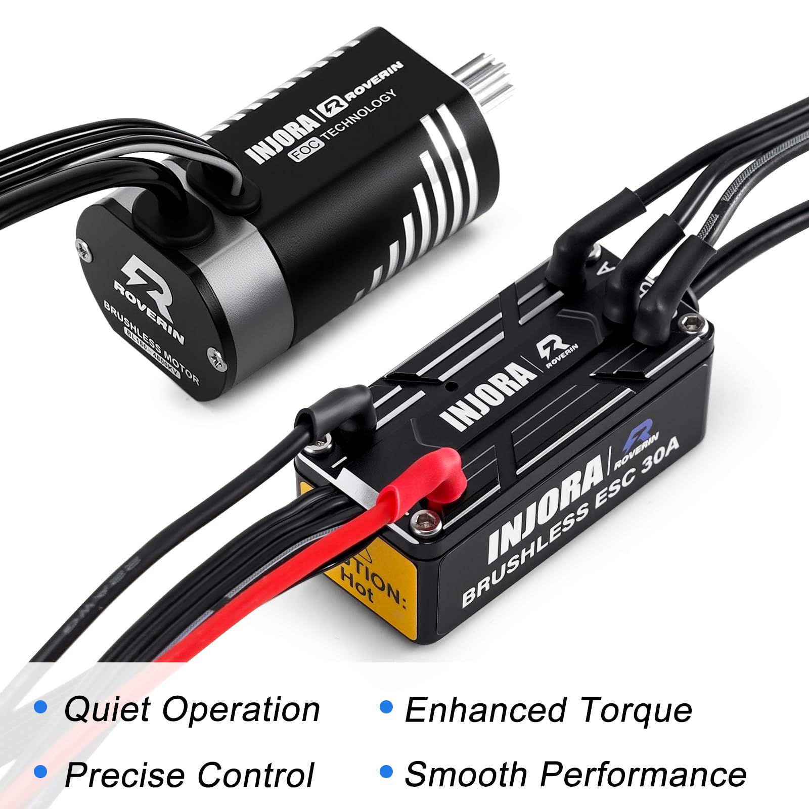 Amazon.com: INJORA Roverin M30 G2 FOC Sensored Brushless ESC
