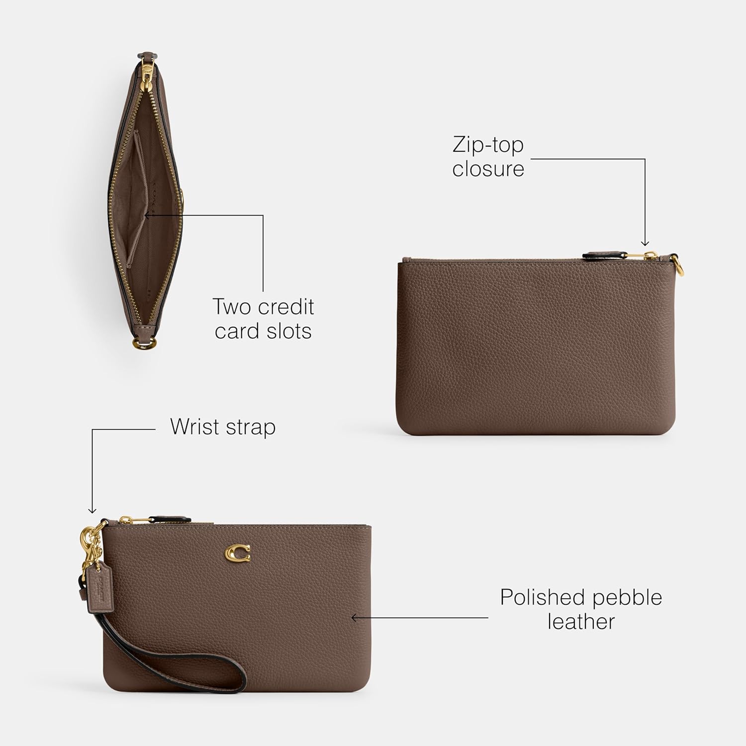 COACH Essential Small Wristlet - Image 3