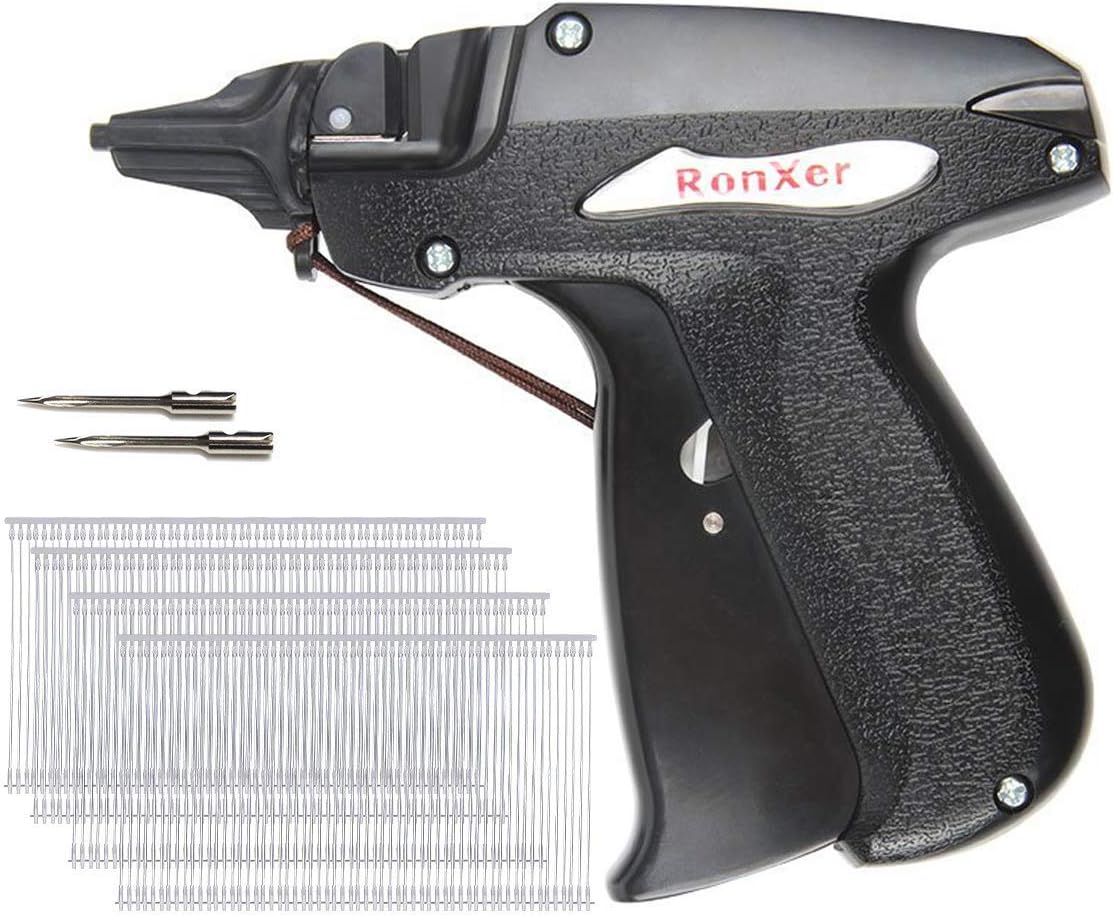 Clothing Tag Gun with 2500 2" Attachments and 2 Needles,Standard Price Tagging Gun for Shirt Garment Retail Consignment Sale Garage Sale Boutique Family